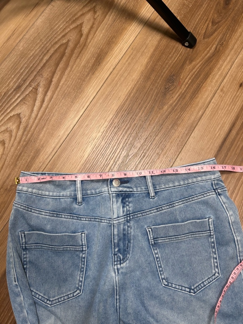 Halara Flex Mid Rise Straight Leg Casual Jeans with Pockets size large Vallarta - Picture 9 of 9